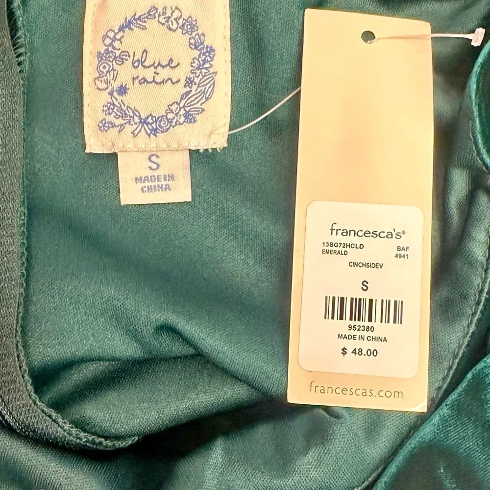 Francesca's Collections Green‎ Ruched Wrap Mini Skirt